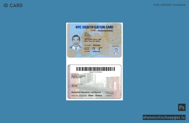 USA New York ID Beispielvorschau